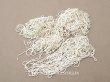 画像1: アンティーク シードビーズ エクリュガラス ビーズ 1cm=4.5〜5.5粒 50g (1)
