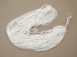 画像5: アンティーク 極小 パールホワイトのシードビーズ 1cm=10粒 49g (5)
