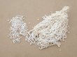 画像2: アンティーク ガラス製 大粒 サティネビーズ オフホワイト 72g 1cm=4.5〜5粒 (2)
