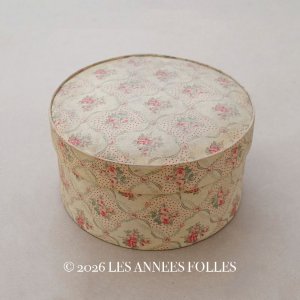 画像: 【16周年セール対象外】アンティーク ピンクの薔薇模様 カルトナージュボックス