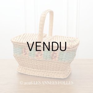 画像: アンティーク  薔薇のパニエ ローズパニエ
