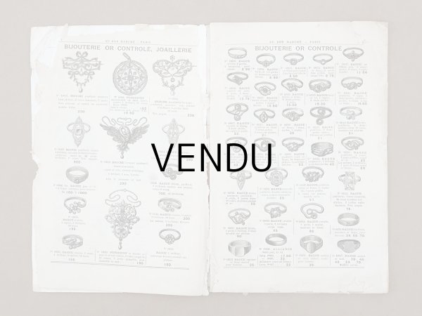 画像5: 【16周年セール対象外】1911年 アンティーク ボンマルシェ ジュエリーのカタログ Bijouterie - AU BON MARCHE - (5)