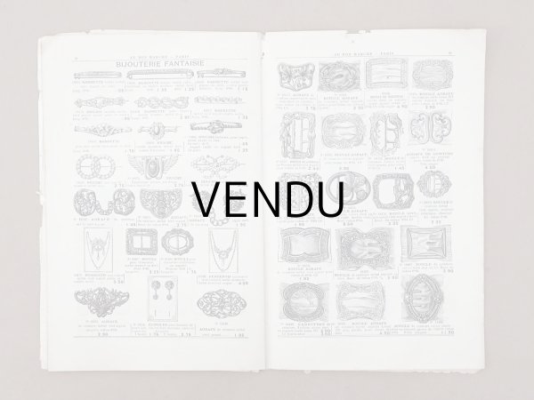 画像10: 【16周年セール対象外】1911年 アンティーク ボンマルシェ ジュエリーのカタログ Bijouterie - AU BON MARCHE - (10)