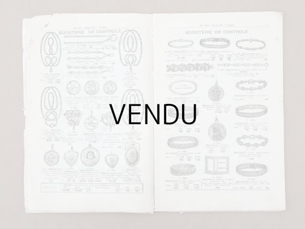 画像6: 【16周年セール対象外】1911年 アンティーク ボンマルシェ ジュエリーのカタログ Bijouterie - AU BON MARCHE - (6)