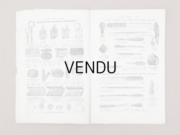 画像8: 【16周年セール対象外】1911年 アンティーク ボンマルシェ ジュエリーのカタログ Bijouterie - AU BON MARCHE - (8)