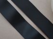 画像3: 未使用 アンティーク リボン サテン&グログランのダブルフェイス 10m 2.6cm幅 黒 (3)