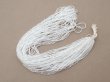 画像3: アンティーク クリア カット入り 六角形 シードビーズ 1cm=7粒 35〜40g ガラスビーズ (3)