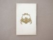画像2: 1914年 アンティーク ローズパニエ＆薔薇のガーランド 小さなカレンダーのカルネ  - CHOCOLAT MASSON - (2)