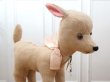 画像6: アンティーク バンビのぬいぐるみ パウダーピンク フランス製 FLOR (6)