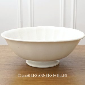 画像: *蚤の市*1867~1876年 アンティーク サラダボウル クレイユモントロー - CREIL ET MONTEREAU -