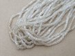 画像6: アンティーク ガラス製 クリア カット入り 六角形 シードビーズ 1cm=6.5粒 31〜38g (6)