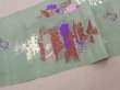 画像7: ＊蚤の市＊19世紀 アンティーク シルク製  花束の刺繍入り 幅広リボン 鈴蘭 1.9m (7)
