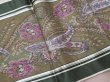 画像3:  アンティーク シルク製  幅広リボン ほぐし織 ペーズリー柄 1.95m 18.2cm幅 (3)