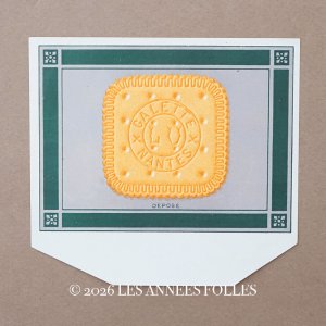 画像: 1900年頃 アンティーク ラベル 『LU』ガレット GALETTE NANTES  - LEFEVRE-UTILE -