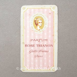 画像: アンティーク パフュームカード ROSE TRIANON - GELLE FRERES PARIS -
