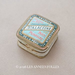 画像: アンティーク 小さなパウダーボックス POUDRE DE RIZ MALACEINE - MONPELAS PARIS -
