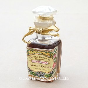 画像: 1900年頃 アンティーク 未開封 パフュームボトル 鈴蘭＆薔薇＆菫＆ミモザ TRIPLE EXTRAIT LE ROI JEAN - BRUNO COURT GRASSE -