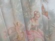 画像2: ＊蚤の市＊19世紀末 アンティーク 天使と女神 ファンリーフ シルク 扇面 ハンドペイント (2)