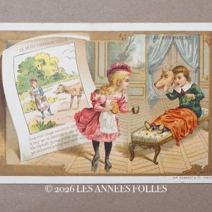 画像: アンティーク クロモ 赤ずきんちゃん ボンマルシェ百貨店 -AU BON MARCHE-