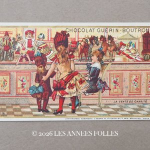 画像: アンティーク クロモ 慈善バザー LA VENTE DE CHARITE - CHOCOLAT GUERIN-BOUTRON -