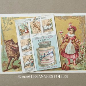 画像: アンティーク クロモ 赤ずきん LE PETIT CHAPERON ROUGE - LIEBIG -