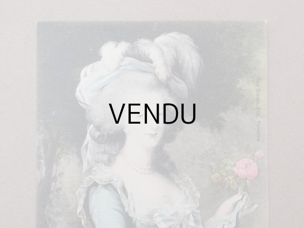 画像3: 1900年頃 未使用 アンティークポストカード  マリー・アントワネット Musee de Versailles Marie-Antoinette , par Vigee Lebrun (3)