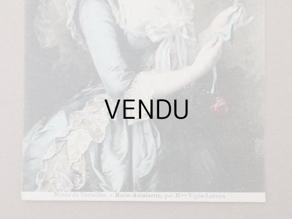 画像4: 1900年頃 未使用 アンティークポストカード  マリー・アントワネット Musee de Versailles Marie-Antoinette , par Vigee Lebrun (4)