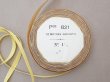 画像2: アンティーク グログランリボン 10m レモン色 7mm幅  PON 821 COL 1837 (2)