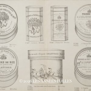画像: アンティーク パフュームリーのデザイン画 PLANCHE 28 - DELETTREZ PARIS -