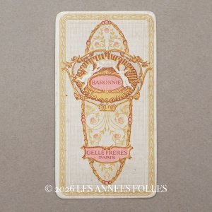 画像: 1914年 アンティーク 天使のパフュームカード BARONNIE - GELLE FRERES PARIS -