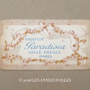 画像: アンティーク パフュームカード PARADISIA - GELLE FRERES PARIS -