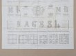 画像4: アンティーク ボンマルシェ百貨店 大判 カタログ ハンカチ用 イニシャル 刺繍図案 52.5×63cm COMPTOIR SPECIAL DES MOUCHOIR DE POCHE - AU BON MARCHE -  (4)