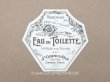 画像1: アンティーク パフュームラベル EAU DE TOILETTE - JN.GIRAUD FILS GRASSE - (1)