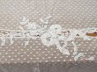 画像11: アンティーク レースのベッドカバー メダイヨン＆リボンのガーランド   (11)