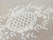 画像5: アンティーク レースのベッドカバー メダイヨン＆リボンのガーランド   (5)