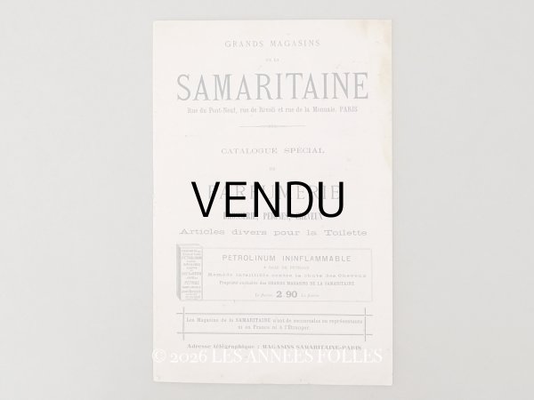 画像1: アンティーク サマリテーヌ百貨店のカタログ パフュームリー CATALOGUE SPECIAL DE PARFUMERIE - GRANDE MAGASINS DE LA SAMARITAINE - (1)