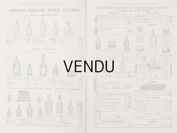 画像2: アンティーク サマリテーヌ百貨店のカタログ パフュームリー CATALOGUE SPECIAL DE PARFUMERIE - GRANDE MAGASINS DE LA SAMARITAINE - (2)