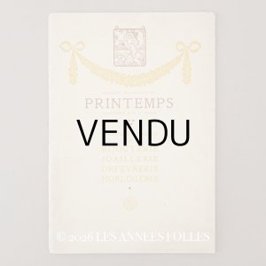 画像: アンティーク プランタン百貨店のカタログ 全44ページ ジュエリー＆金銀細工品＆時計 - GRANDES MAGASINS DU PRINTEMPS PARIS -