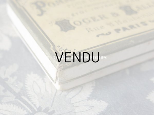 画像7: アンティーク リップスティックの紙箱 POMMADE BLANCHE POUR LES LEVRES - ROGER&GALLET PARIS - (7)