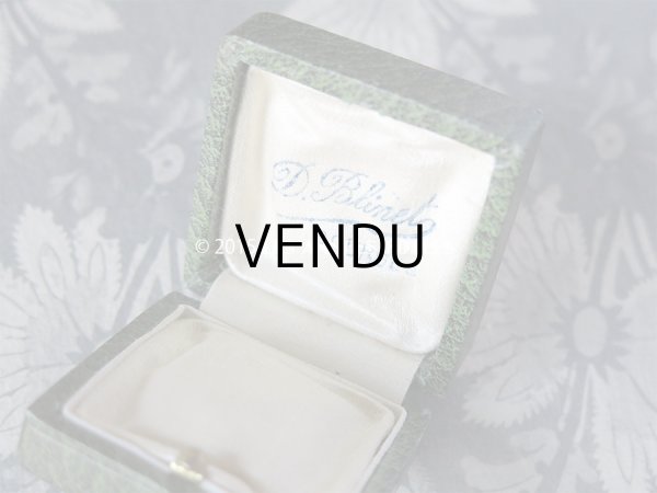 画像7: アンティーク ジュエリーボックス 金彩入り グリーン (7)