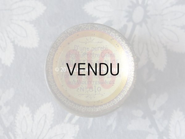 画像5: 1900年代 アンティーク ワセリン缶 ニースの菫 CREME DE VASELINE VIOLETTES DE NICE - PARFUMERIE MODERNE ALEXIS BIETTE - (5)