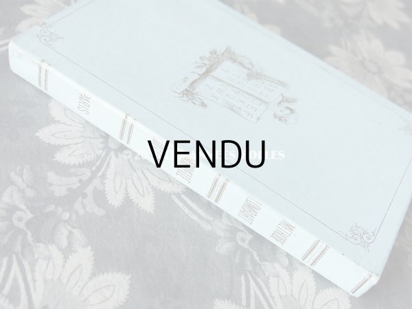 画像5: 19世紀末 アンティーク 本型 チョコレートの紙箱 METHODE LOMBART INFAILLIBLE POUR APPRENDRE A LIRE - CHOCOLATS LOMBART -  (5)