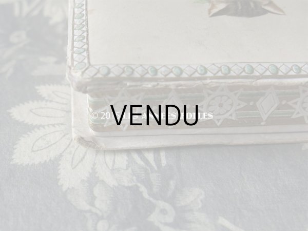 画像8: 1900年代 アンティーク ラングドシャのお菓子箱 LANGUES DE CHAT AU CHOCOLAT DE ROYAL (8)