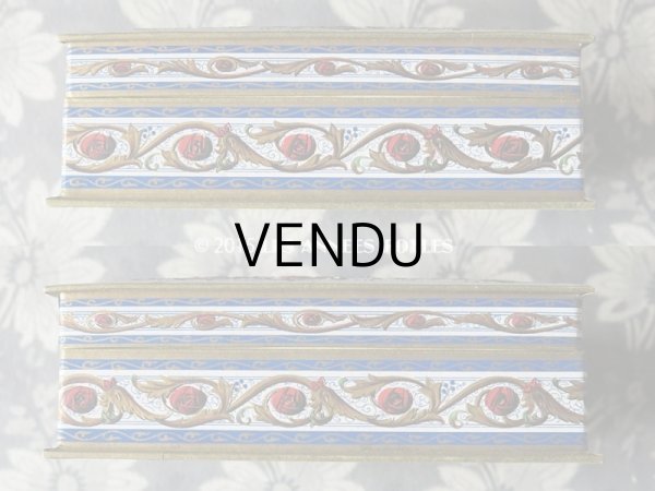 画像6: 1920年代 アンティーク 『ショコラ・フランソワ・ マルキ』のお菓子箱  LES ROSACES DE F.MARQUIS - CHOCOLAT FRANCOIS MARQUIS PARIS - (6)