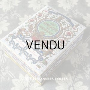 画像: 1920年代 アンティーク 『ショコラ・フランソワ・ マルキ』のお菓子箱  LES ROSACES DE F.MARQUIS - CHOCOLAT FRANCOIS MARQUIS PARIS -