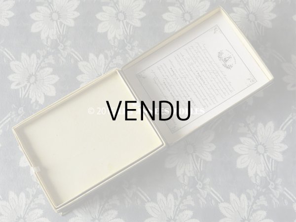 画像7: 1920年代 アンティーク 『ショコラ・フランソワ・ マルキ』のお菓子箱  LES ROSACES DE F.MARQUIS - CHOCOLAT FRANCOIS MARQUIS PARIS - (7)