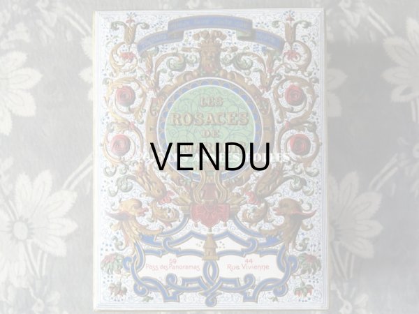 画像3: 1920年代 アンティーク 『ショコラ・フランソワ・ マルキ』のお菓子箱  LES ROSACES DE F.MARQUIS - CHOCOLAT FRANCOIS MARQUIS PARIS - (3)