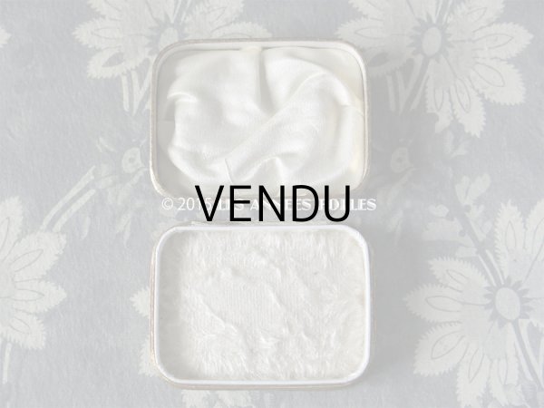 画像3: アンティーク ジュエリーボックス 金彩入り 花模様 (3)