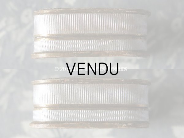 画像4: アンティーク ジュエリーボックス 金彩入り 花模様 (4)