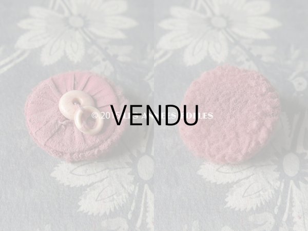 画像6: 未使用 1900年代 アンティーク 携帯用 チーク パウダーボックス パフ付 ROUGE BRUNETTE - DORIN PARIS - (6)